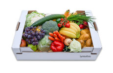 Familien-Box mit Obst und Gemüse