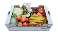 Gärtner-Box mit Obst und Gemüse