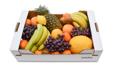 Vitamin-Box mit Obst und Gemüse